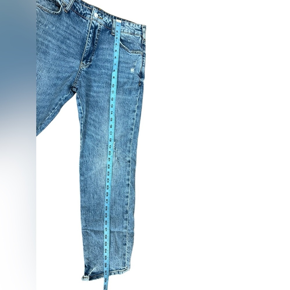 Anthropologie Pilcro Acid Wash Distressed High Waisted Jeans Womens Size 27 - Picture 13 of 13